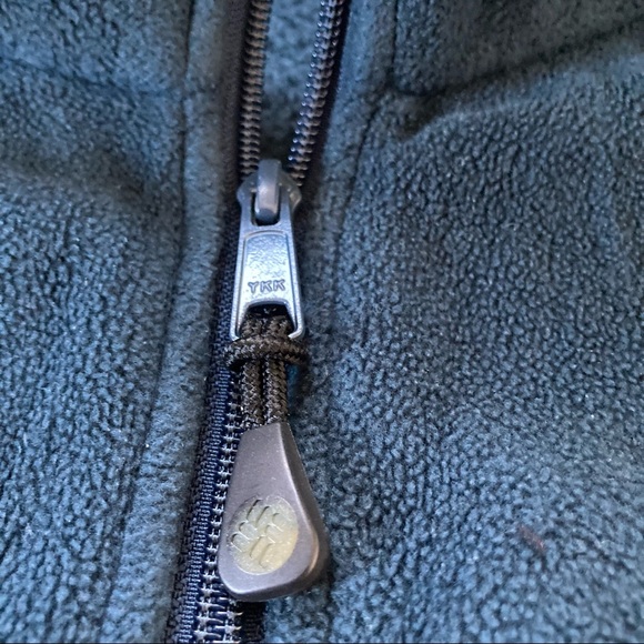 Columbia Fleece Jacket Mens XL Full Zip Dark Green Long Sleeve - Picture 4 of 8